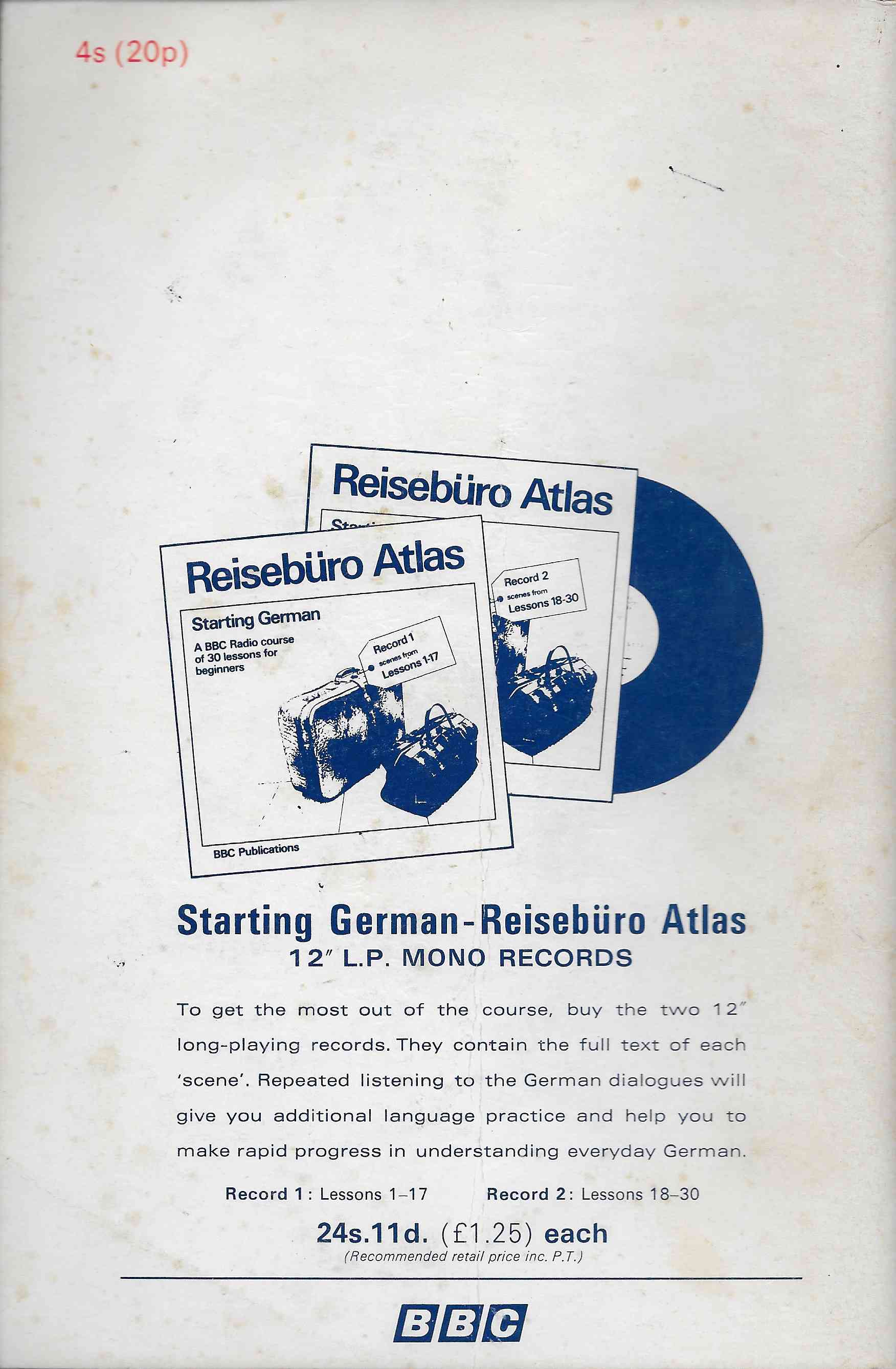 Picture of SBN 563 08337 9 Starting German - Book 1 by artist R. M. Oldnall / Edith R. Baer from the BBC records and Tapes library
